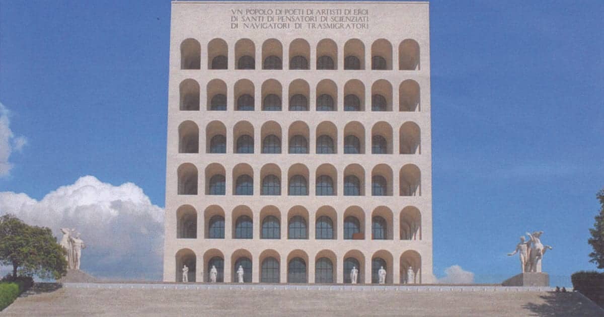 Il quartiere EUR a Roma