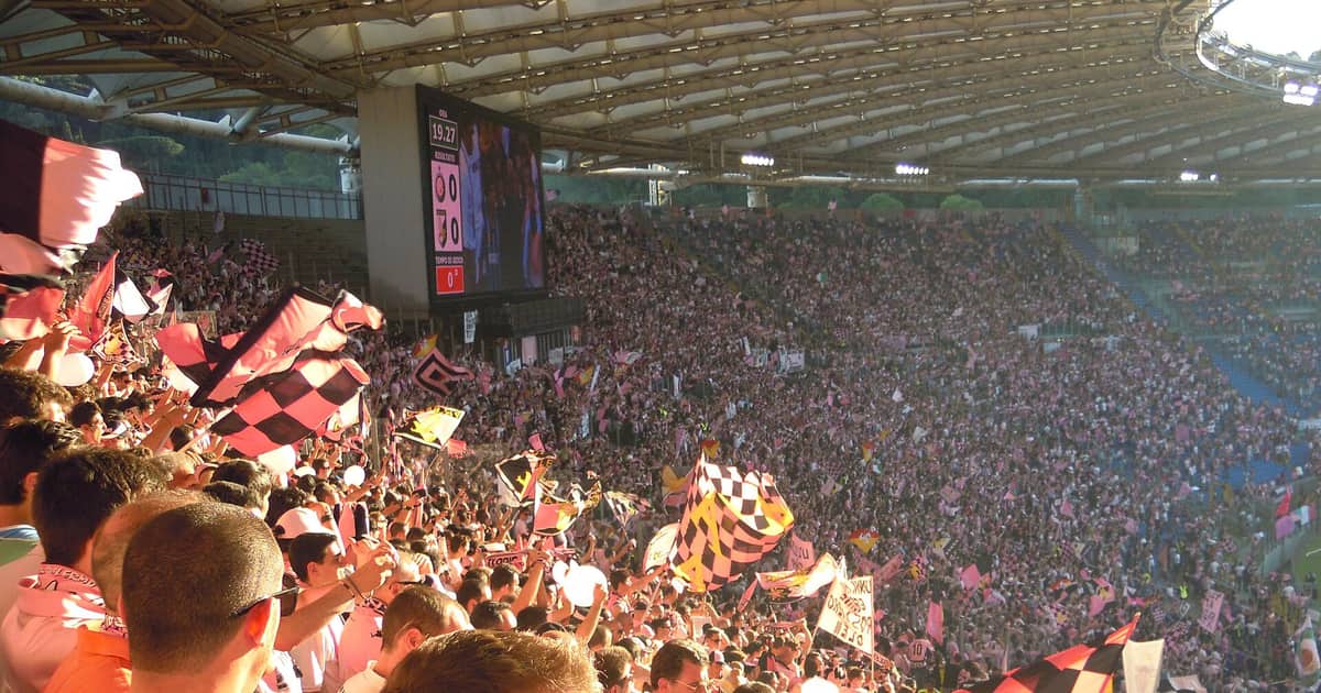 La Curva Sud dello Stadio Olimpico