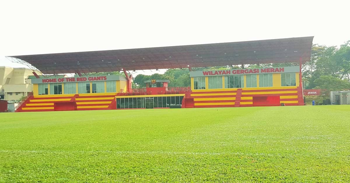 Un campo da allenamento di calcio