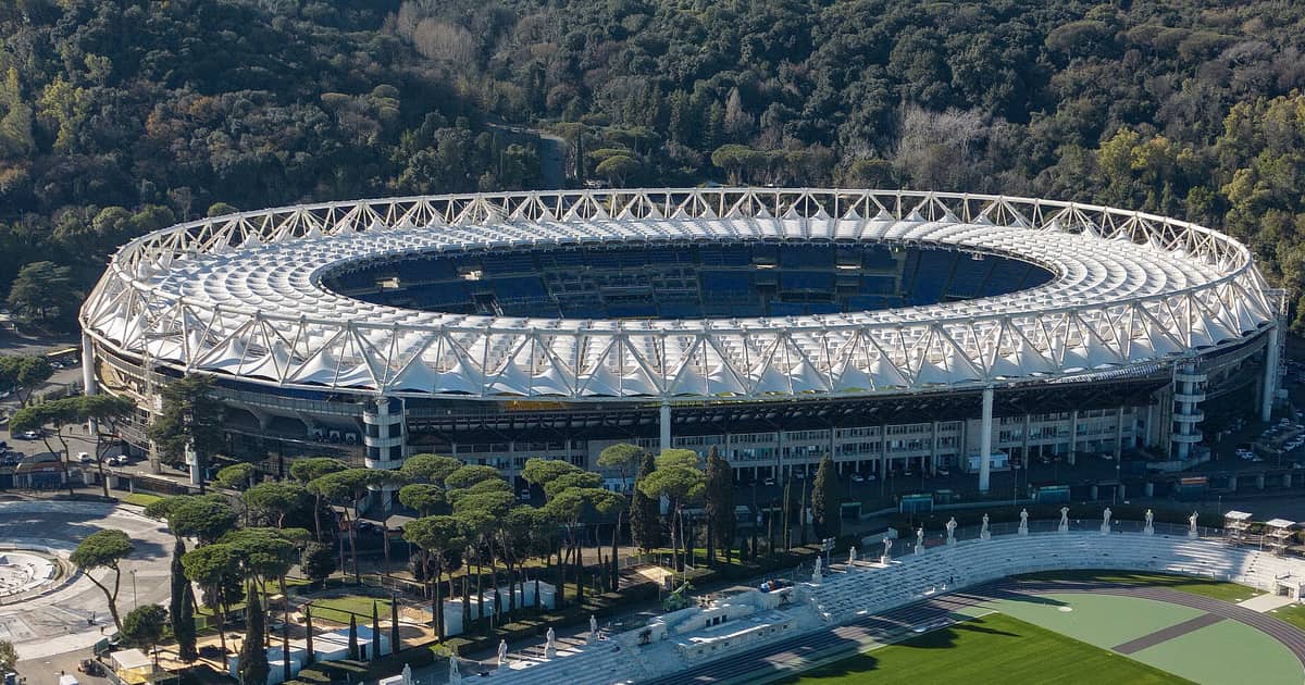 Lo Stadio Olimpico di Roma