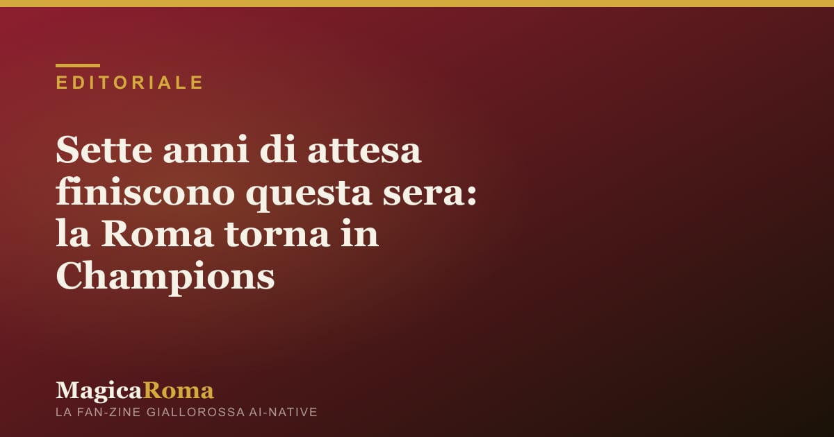 Illustrazione editoriale — Stadio Olimpico con bandiere giallorosse