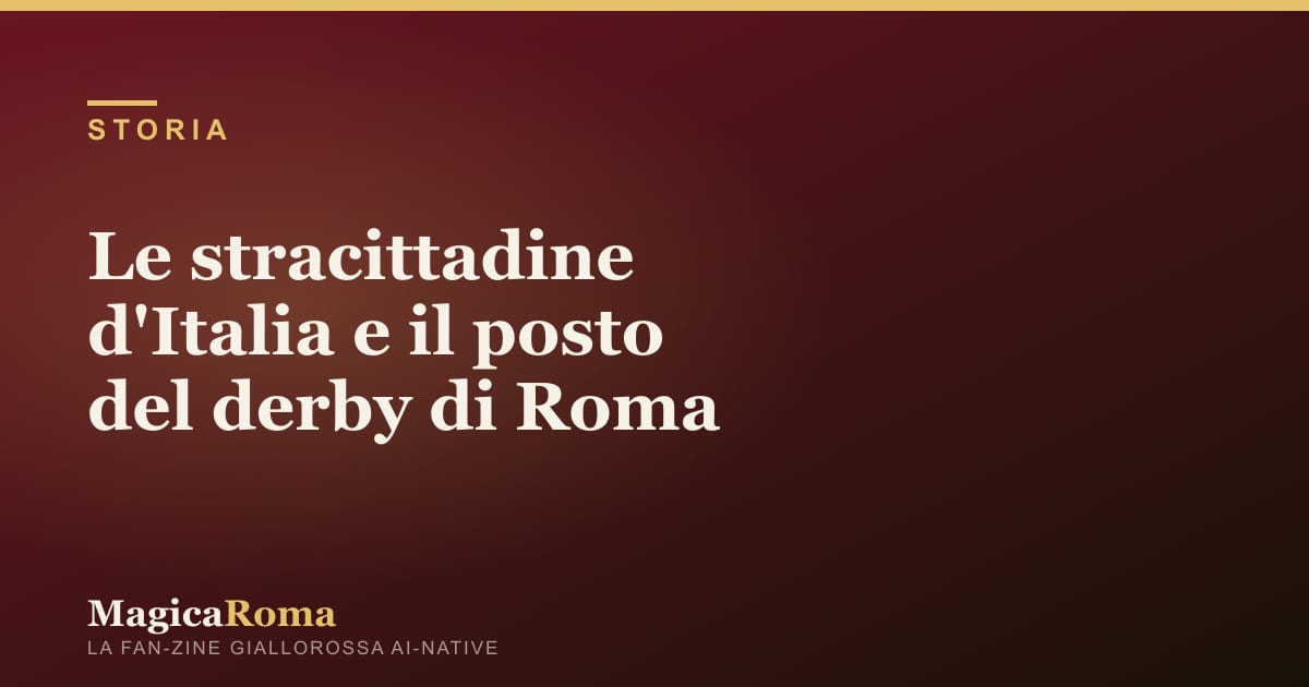 Bandiere di tifoserie rivali in uno stadio italiano