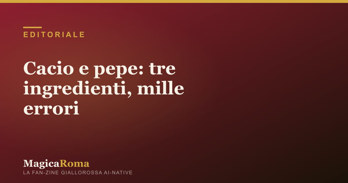 Tonnarelli cacio e pepe con crema di pecorino e pepe nero